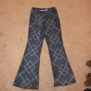 Francesca’s blue pattern pants